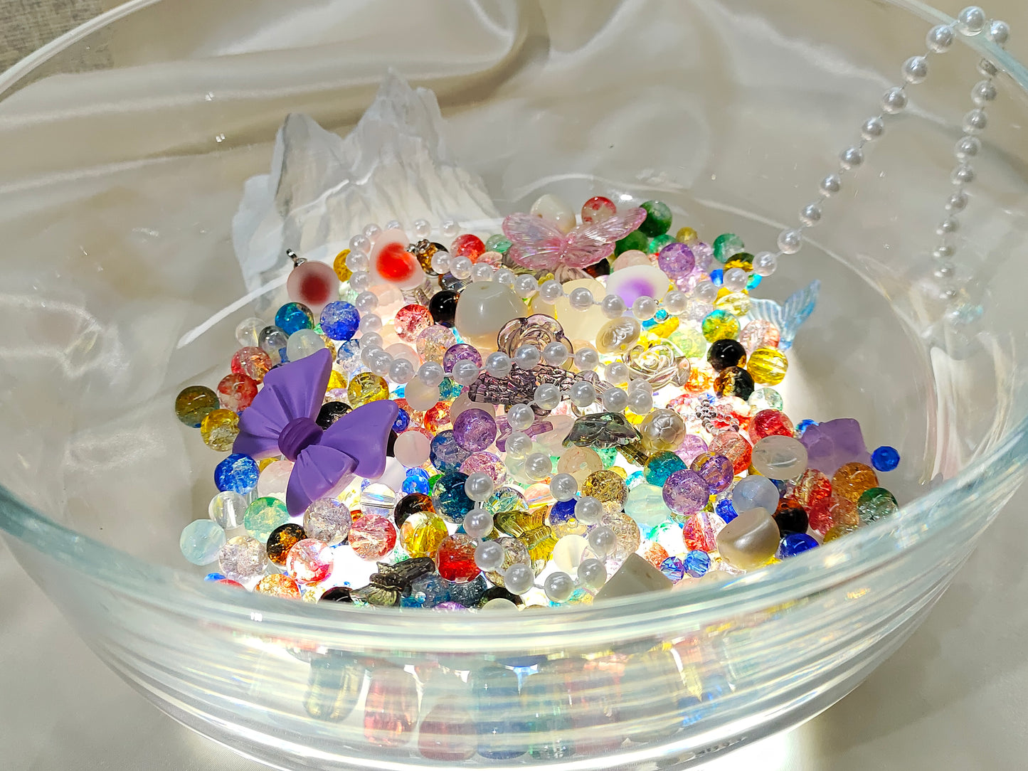 DIY Glass Beads Lucky Bags - Open in Live